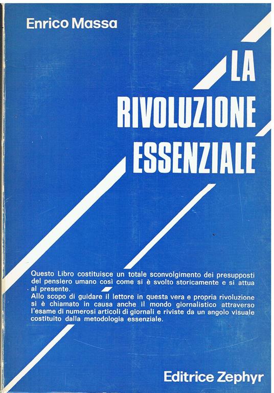 La rivoluzione essenziale - copertina