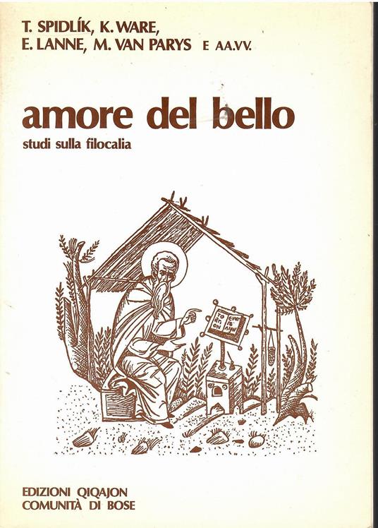 Amore del bello. Studi sulla Filocalia - copertina