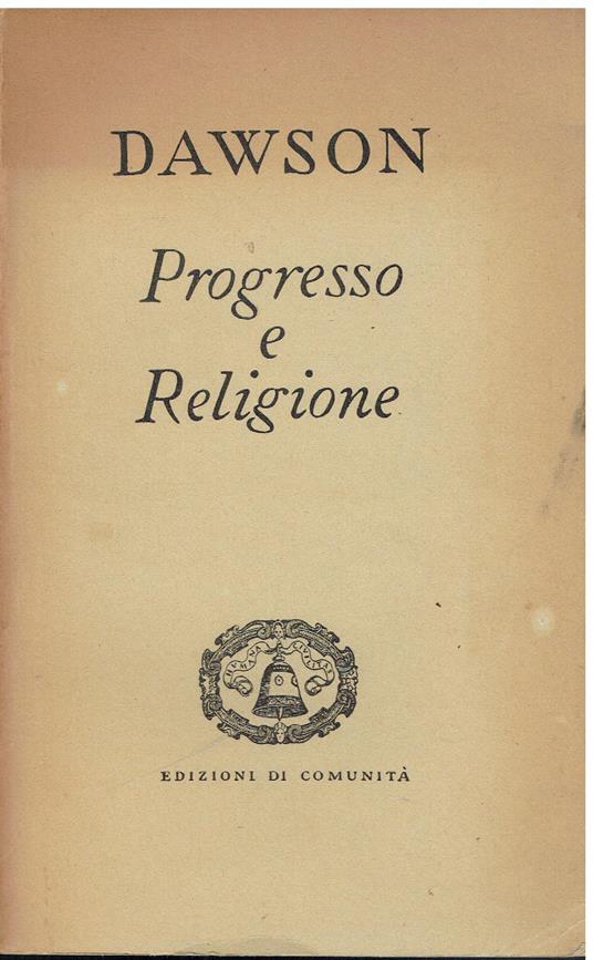 Progresso e religione - Christopher Dawson - copertina