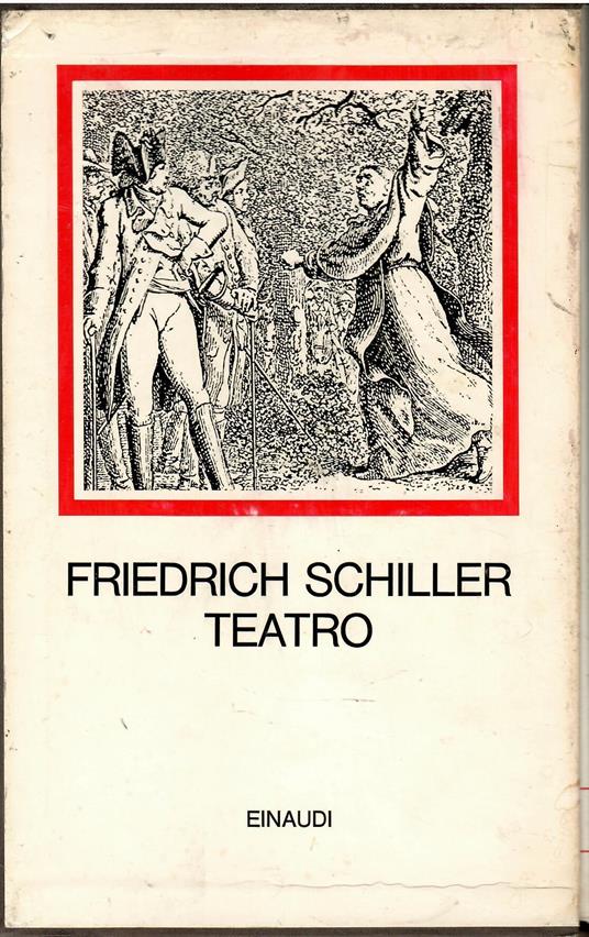 Teatro - Friedrich Schiller - copertina