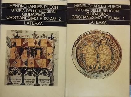 Storia delle Religioni - Giudaismo, cristianesimo e Islam - volumi 1 e 2 - Henri-Charles Puech - copertina