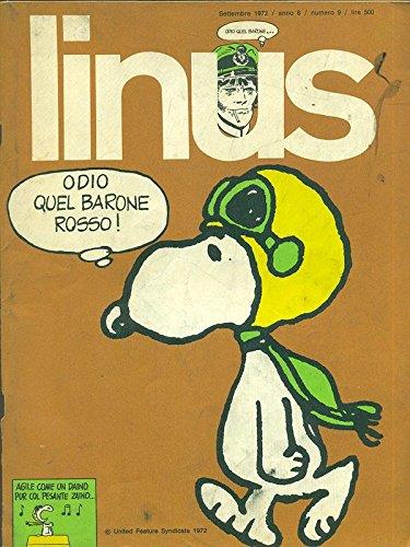 Linus n.9/settembre 1972 - copertina