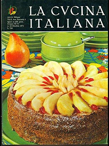 La cucina italiana n.10 ottobre 1971 - copertina