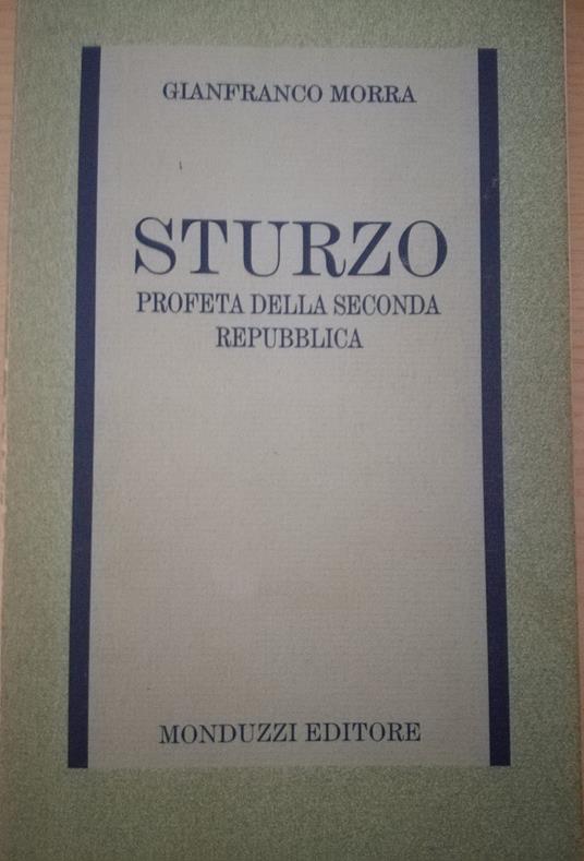 Sturzo profeta della seconda repubblica - copertina