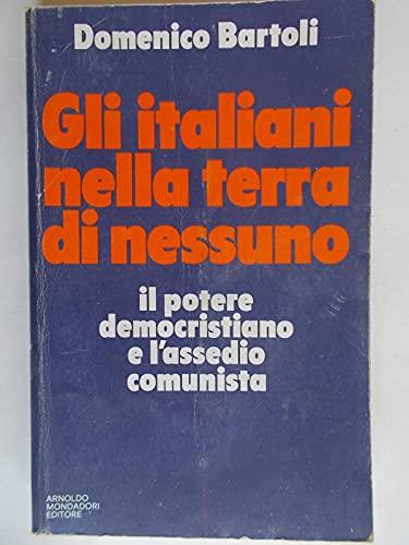 Gli Italiani Nella Terra Di Nessuno - copertina