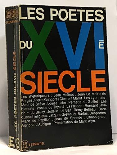 Poètes du XVI siècle - copertina