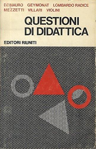 Questioni di didattica. Paideia 43 - copertina