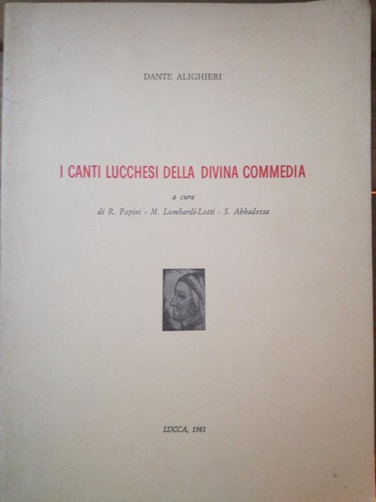 I canti lucchesi della divina commedia - Pag. 60 - copertina