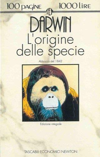 L"origine delle specie abbozzo del 1842 - copertina