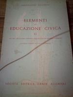 Elementi di educazione civica vol i°