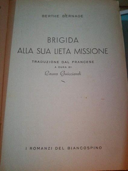 Brigida Alla Sua Lieta Missione - copertina