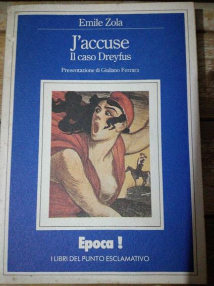 J'Accuse - Il Caso Dreyfus Epoca 1988 - copertina