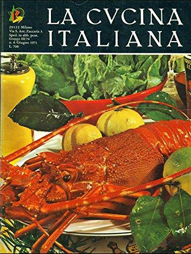 La cucina italiana n.6 giugno 1971 - copertina