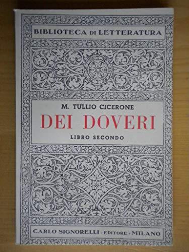 Dei Doveri. Libro Secondo - copertina