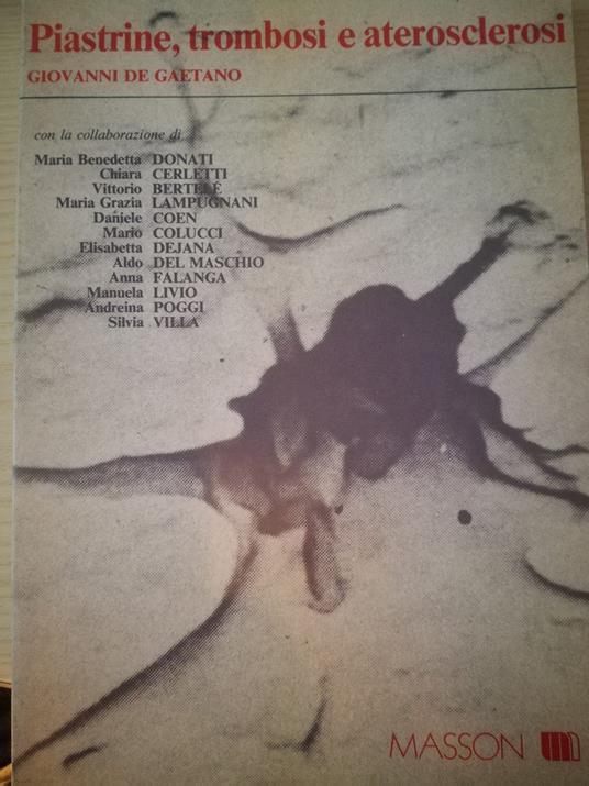 Piastrine, trombosi e aterosclerosi - copertina