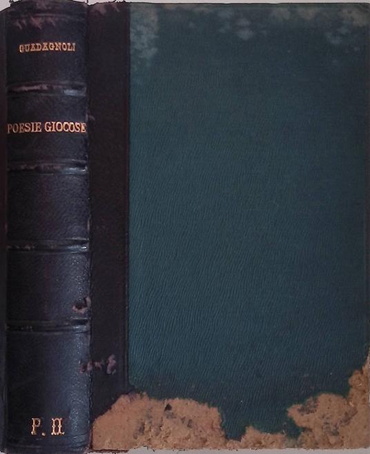 Raccolta completa delle poesie giocose del Dottore Antonio Guadagnoli d'Arezzo - Antonio Guadagnoli - copertina