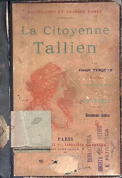 La Citoyenne Tallien - Joseph Turquan - copertina