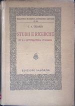 Studii e ricerche su la letteratura italiana