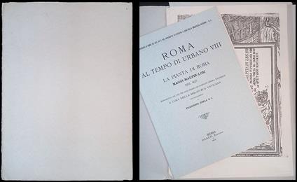 Roma al tempo di Urbano VIII. La pianta di Roma Maggi-Maupin-Losi del 1625 riprodotta da uno dei due esemplari completi finora conosciuti - copertina