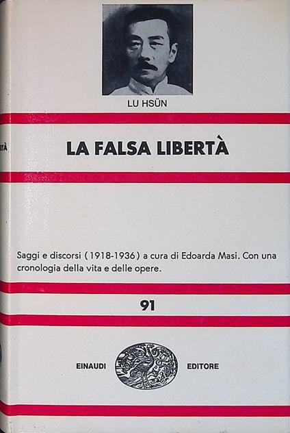 La falsa libertà - Hsun Lu - copertina