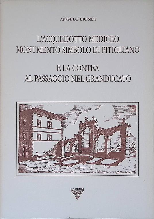 L' acquedotto mediceo monumento-simbolo di Pitigliano e la Contea al passaggio nel Granducato - Angelo Biondi - copertina