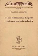 Norme fondamentali di igiene e assistenza sanitaria scolastica