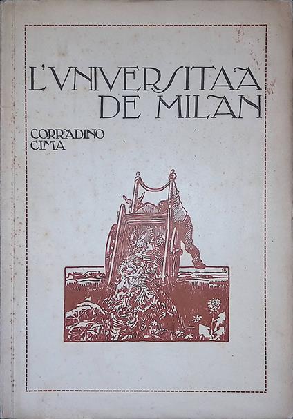 L' universitaa de Milan - Corradino Cima - copertina