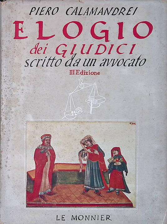 Elogio dei giudici scritto da un avvocato - Piero Calamandrei - copertina