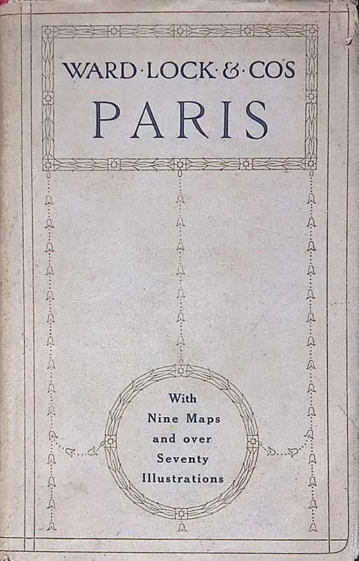 Guide to Paris and its environs - copertina