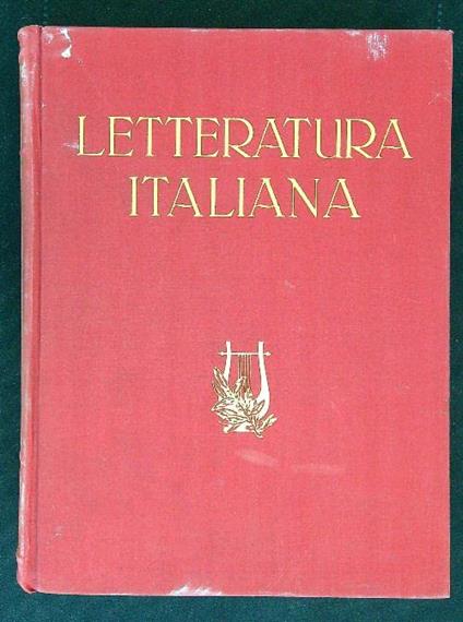 Storia della letteratura italiana - 4 volumi - Arturo Pompeati - copertina
