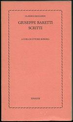 Scritti, A cura di Ettore Bonora