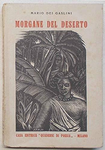 Morgane del deserto - Mario Dei Gaslini - copertina