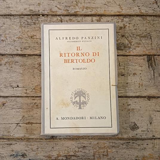Il ritorno di Bertoldo - Alfredo Panzini - copertina