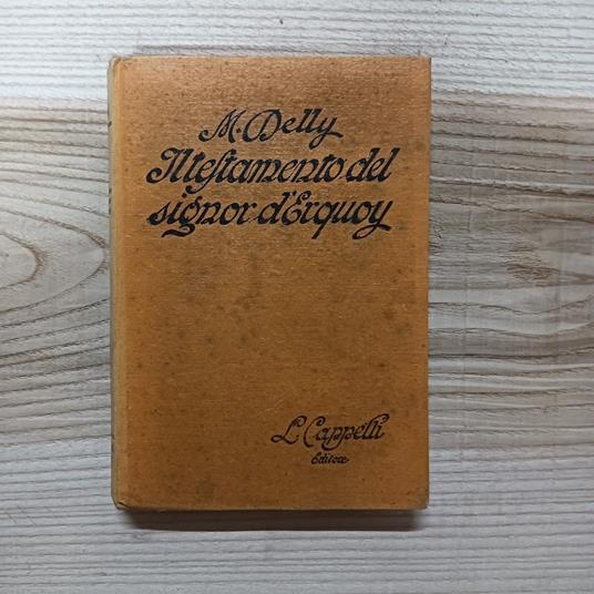 Il testamento del signor d'Erquoy - Delly - copertina