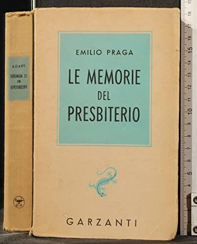 Le memorie del presbiterio - Emilio Praga - copertina