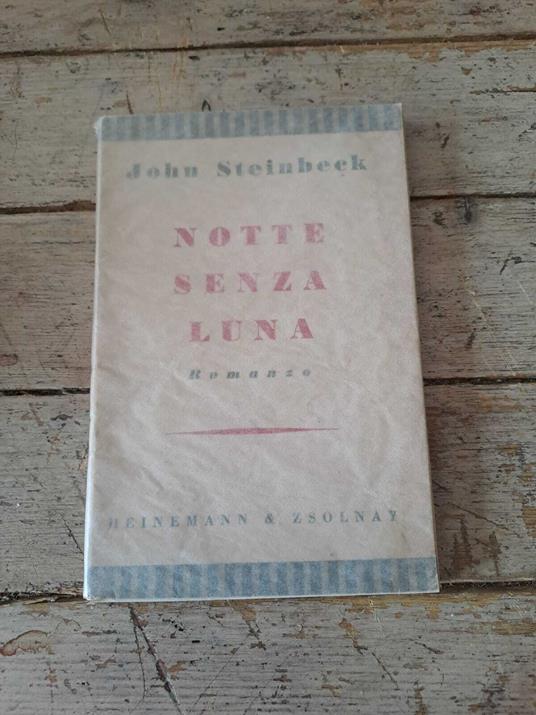 Notte senza luna - John Steinbeck - copertina