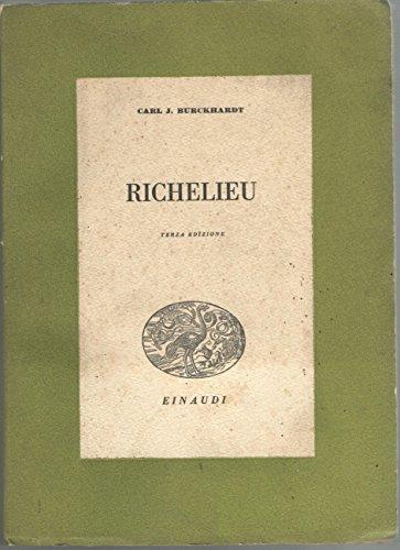 Richelieu - Carl J. Burckhardt - copertina