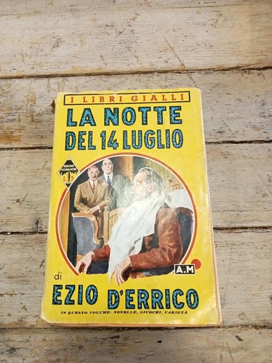 La notte del 14 luglio - Ezio D'Errico - copertina