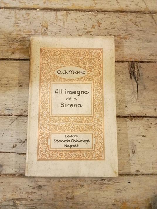 All'insegna della Sirena - E. A. Mario - copertina