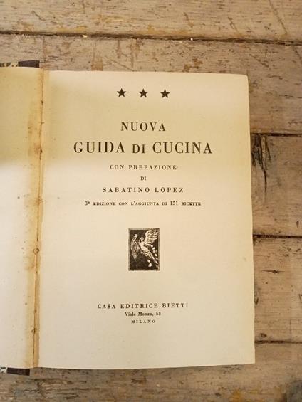 Nuova guida di cucina - Sabatino Lopez - copertina