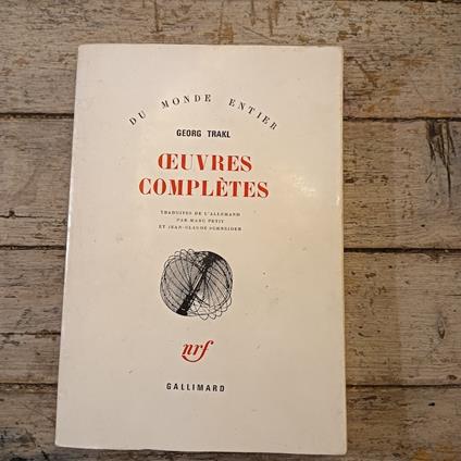Oeuvres complètes - copertina