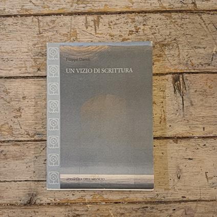 Un vizio di scrittura - copertina