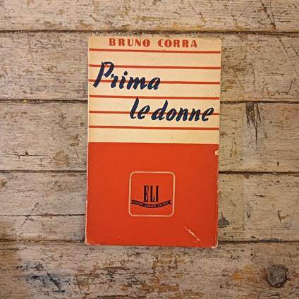 Prima le donne - Bruno Corra - copertina