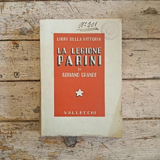 La legione Parini - Adriano Grande - copertina