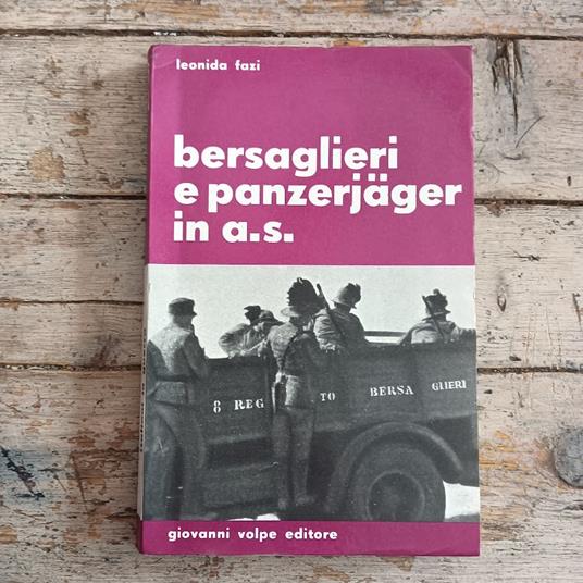 Bersaglieri e panzerjager in a.s - Leonida Fazi - copertina