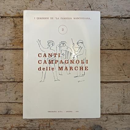 Canti campagnoli delle Marche - copertina