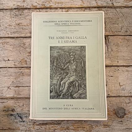 Tre anni fra i Galla e i Sidama - Vincenzo Ambrosio - copertina