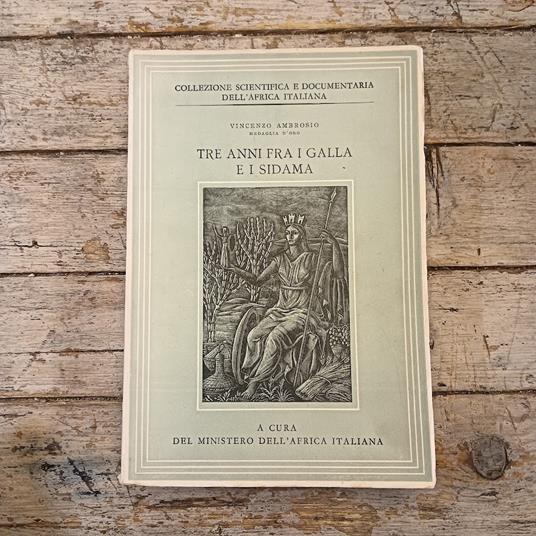 Tre anni fra i Galla e i Sidama - Vincenzo Ambrosio - copertina