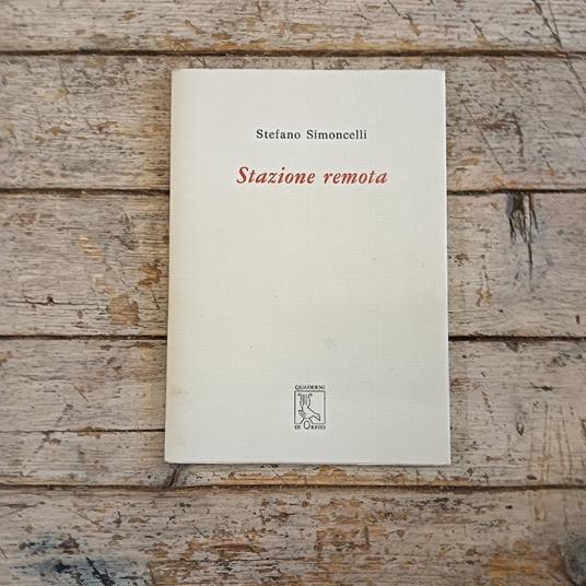 Stazione remota - Stefano Simoncelli - copertina