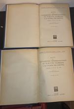 Atti del congresso internazionale di diritto romano e di storia del diritto Vol. I e Vol. IV